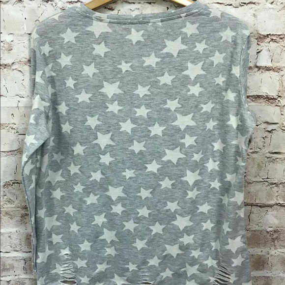 Sack’s Simple Life Star Print Shirt XL Distressed - Picture 10 of 10